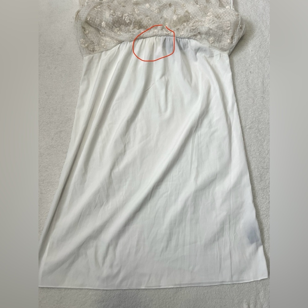 Needle & Thread Reflection Disty Cream Embroidered Floral Lace Dress - Size 6 - Picture 16 of 16
